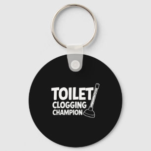 Porte-clés Champion Monde Engorgement Toilettes