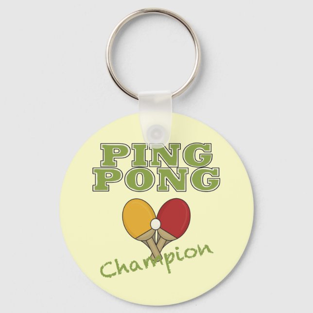 Porte-clés Champion Ping Pong (Recto)