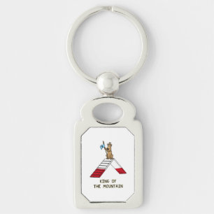 Porte-clés Champion roi du chien de montagne agilité drôle