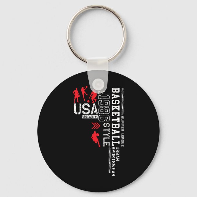 Porte-clés Championnat d'Amérique de basket-ball (Recto)