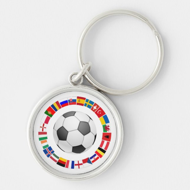 Porte-clés Championnat d'Europe de football 2016 (Devant)