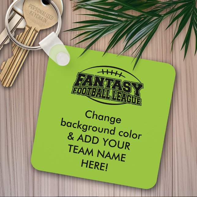 Porte-clés Championnat d'Imaginaire de football (Personalized keychain - Fantasy Football)