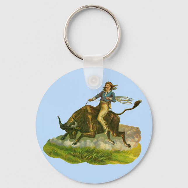 Porte-clés Championnat victorien de cowboy (Recto)