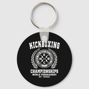 Porte-clés Championnats de kickboxing, T Shirt de kickboxing,