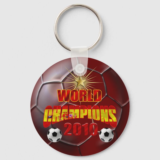 Porte-clés Champions du monde d'Espagne 2010 (Recto)