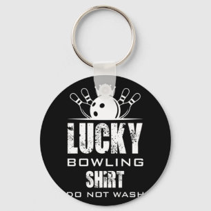 Porte-clés Chance Bowling Chemise Ne Pas Laver Cadeau Pour Bo