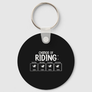 Porte-clés Chance D'Équitation Drôle