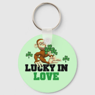 Porte-clés Chanceux en T-shirts et cadeaux de St Pat d'amour