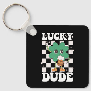Porte-clés Chanceux Shamrock Saint-Patrick Jour Irlandais Gro