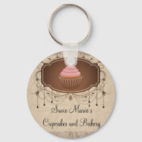 Chandelier cadre Cupcake rose et Brown Damas