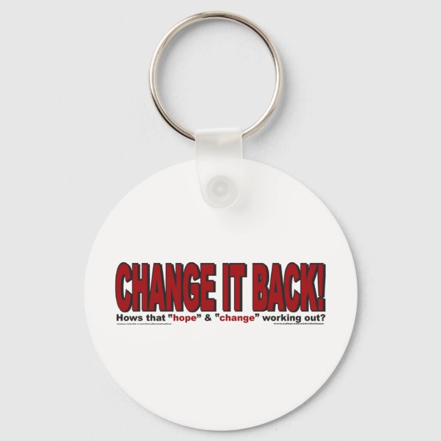 Porte-clés CHANgE-IT-BACK (Recto)