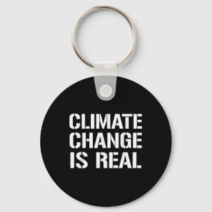 Porte-clés Changement Climatique Est Réel Protection Climatiq