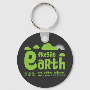 Porte-clés Changement climatique Pollution du carbone T-s
