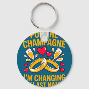 Porte-clés Changer de nom de famille fiancée femme mari époux