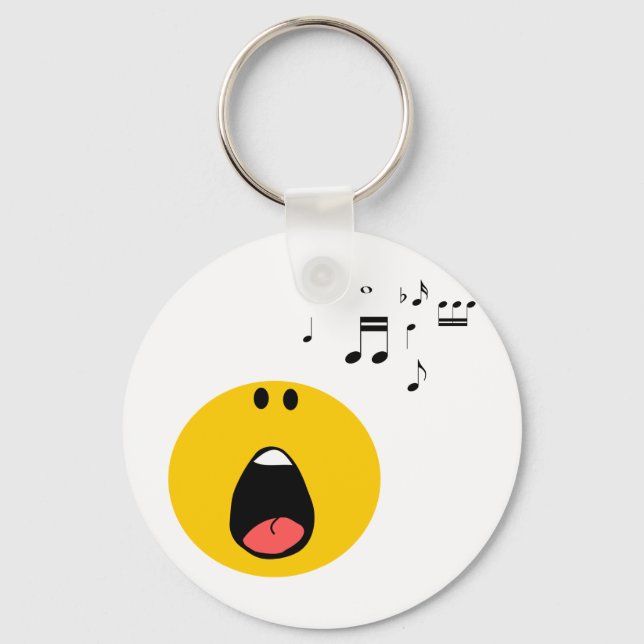 Porte-clés chanter son petit coeur (Recto)