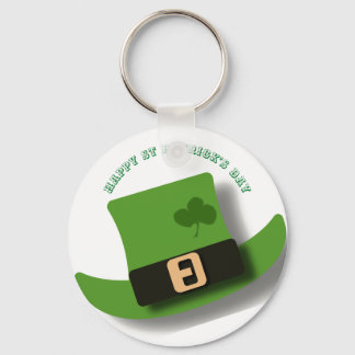 Porte-clés Chapeau de Leprechaun Vert St Patrick’s Day