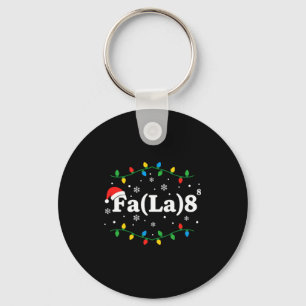 Porte-clés Chapeau de Père Noël Lumières de Noël Fa(la) 8 Drô