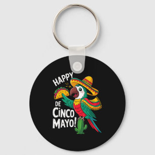 Porte-clés Chapeau de sombrero de perro drôle cinco de mayo