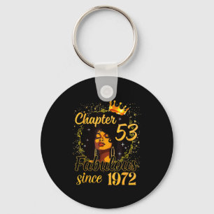 Porte-clés Chapitre 53 Fabuleux depuis 1972 53e anniversaire