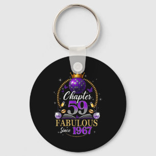 Porte-clés Chapitre 59 Depuis 1967 Purple Disco Ball 59e Nais