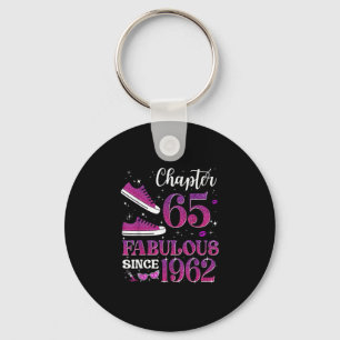 Porte-clés Chapitre 65 fabuleux depuis 1962 65e anniversaire