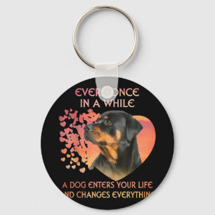 Porte-clés Chaque fois que le chien entre dans votre vie Rott