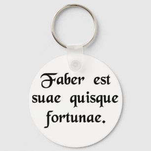 Porte-clés Chaque homme est l'artisan de sa propre fortune