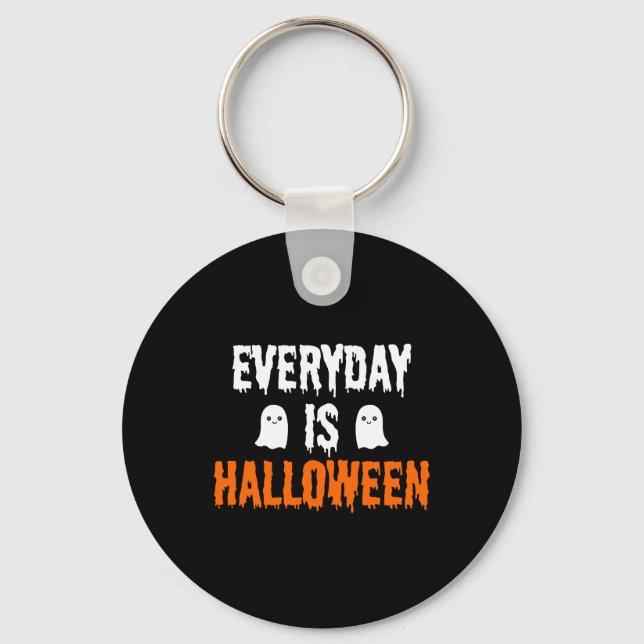 Porte-clés Chaque Jour, C'Est Halloween (Recto)