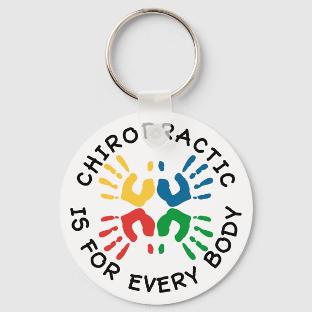 Porte-clés Chaque Porte - clé de Corps Chiro (Recto)