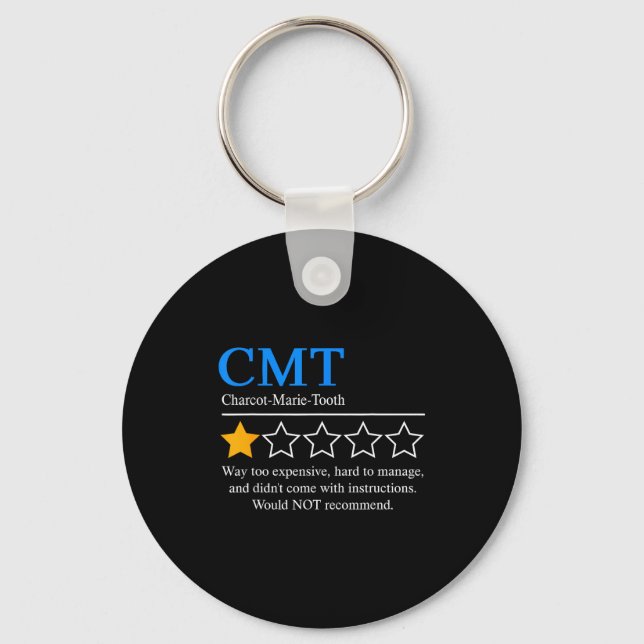 Porte-clés Charcot Marie Tooth Disease Awareness Cmt Not Reco (Recto)