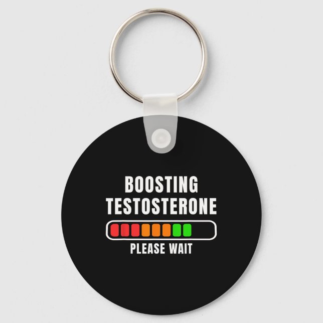 Porte-clés Chargement de la testostérone stimulante  (Recto)