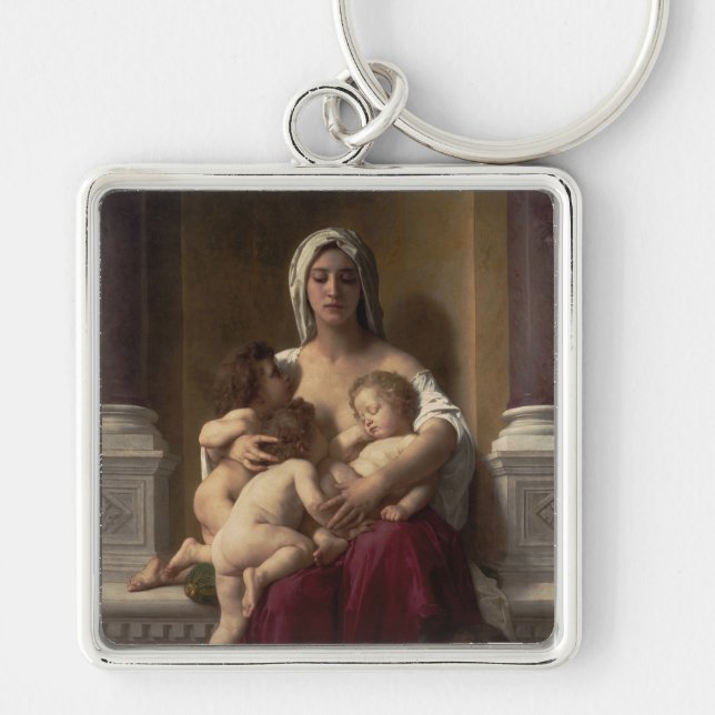 Porte-clés Charité par William Adolphe Bouguereau (Devant)