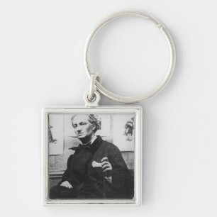 Porte-clés Charles Baudelaire avec les gravures, c.1863
