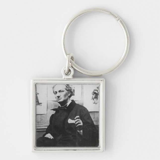 Porte-clés Charles Baudelaire avec les gravures, c.1863 (Devant)