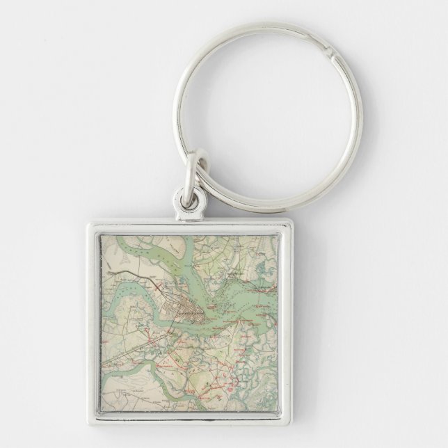 Porte-clés Charleston, défenses (Devant)