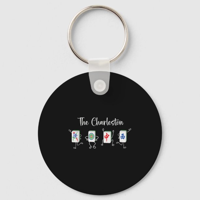 Porte-clés Charleston Mahjong, Danse Funny Mahjong (Recto)