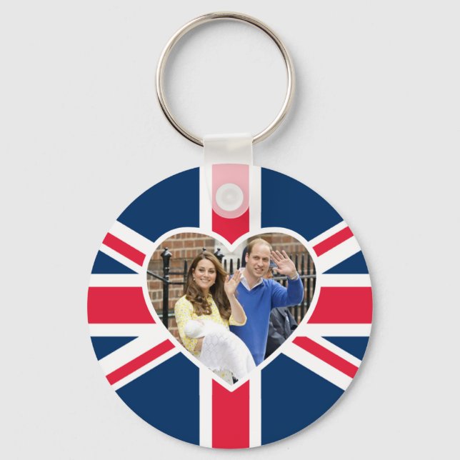 Porte-clés Charlotte Elizabeth Diana - British Will Kate (Recto)