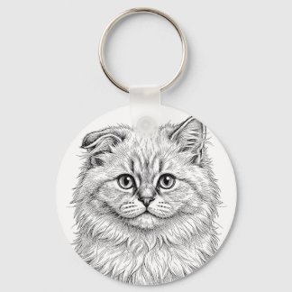 Porte-clés charme de chaton himalayen