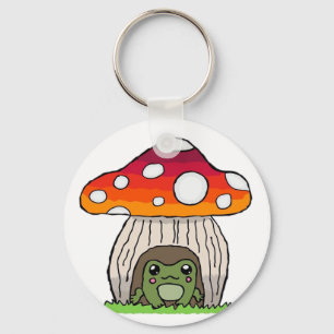 Porte-clés Charme Rétro Classique de Grenouille Goblincore