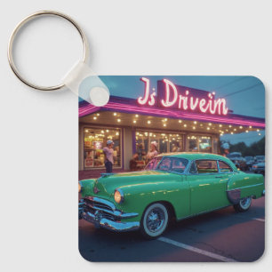 Porte-clés Chartreuse Vintage Rocket Coupe Classique des Anné