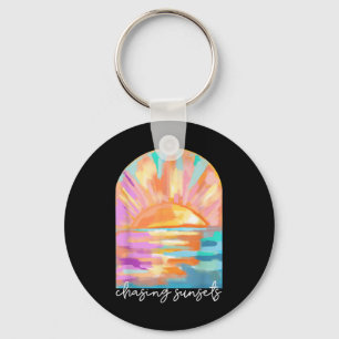 Porte-clés Chasing Sunsets Summer Vacances Hawaii Beach Amusa