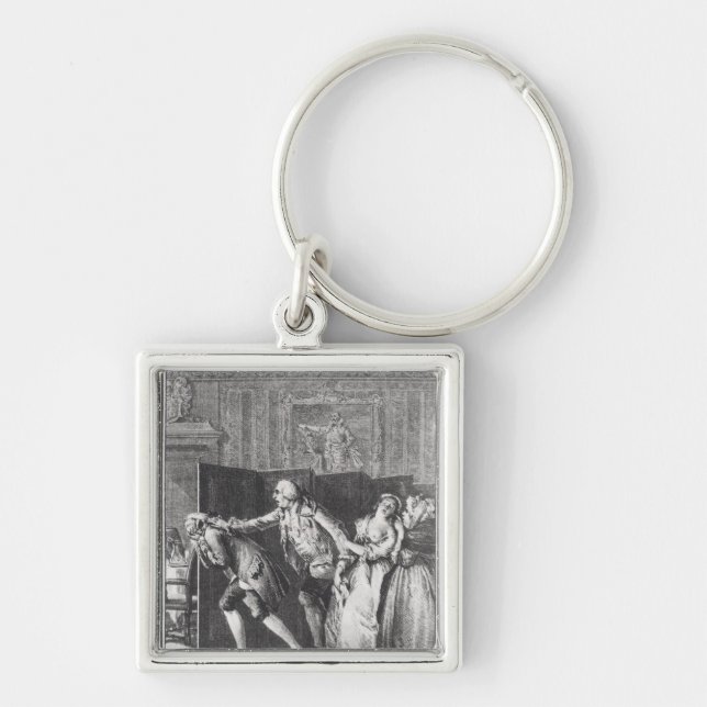 Porte-clés Chassa Candide du Chateau de Le Baron (Devant)