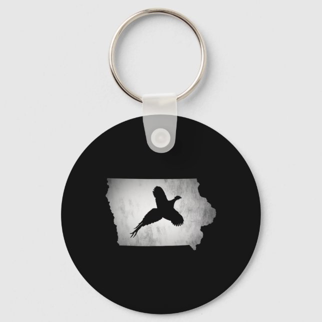 Porte-clés Chasse au faisan en Iowa  (Recto)