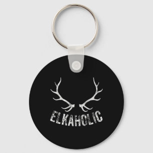 Porte-clés Chasse au wapiti Chasse drôle Elkaholic