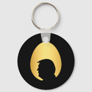 Porte-clés Chasse aux oeufs d'or de poche Trump 45 47 Silhoue