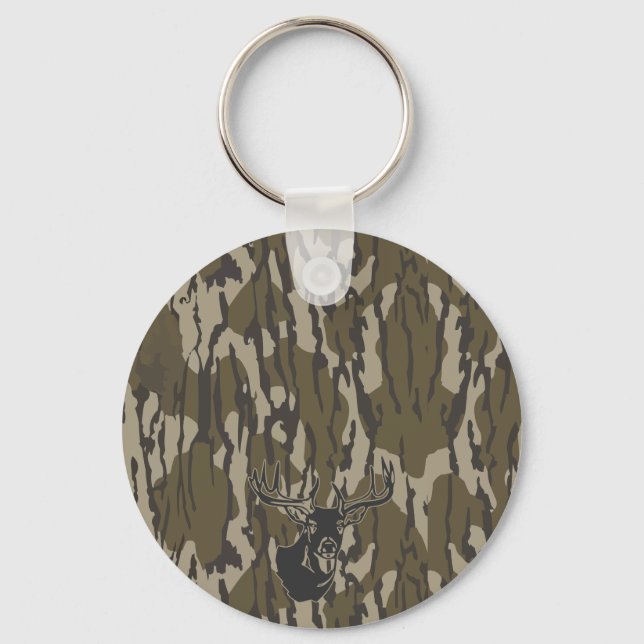 Porte-clés Chasse Camo Chasse de cerf blanc Botomland Camo (Recto)