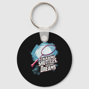Porte-clés Chasse Navettes, Chasse Rêves Racquet Badminton