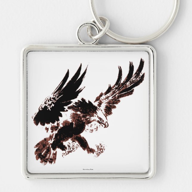 Porte-clés Chasse Porte - clé d'aigle (Devant)