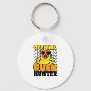 Porte-clés Chasseur de canards officiel drôle Rubber Duckie c