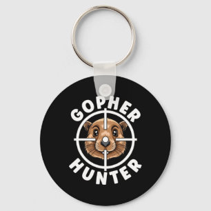 Porte-clés Chasseur de gopher Crosshairs Chasse au piège